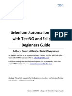 UTF-8'en'Selenium With TESTNG and Eclipse IDE