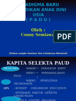 Paradigma Baru Pendidikan Usia Dini