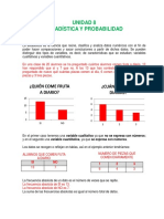 Estadística y probabilidad clase fruta