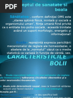 Conceptul de Sanatate Si Boala-CURS Nr.1-PM