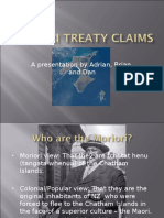 Moriori Treaty Claims