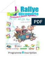 Imaginat Rallye Programme Et Inscription