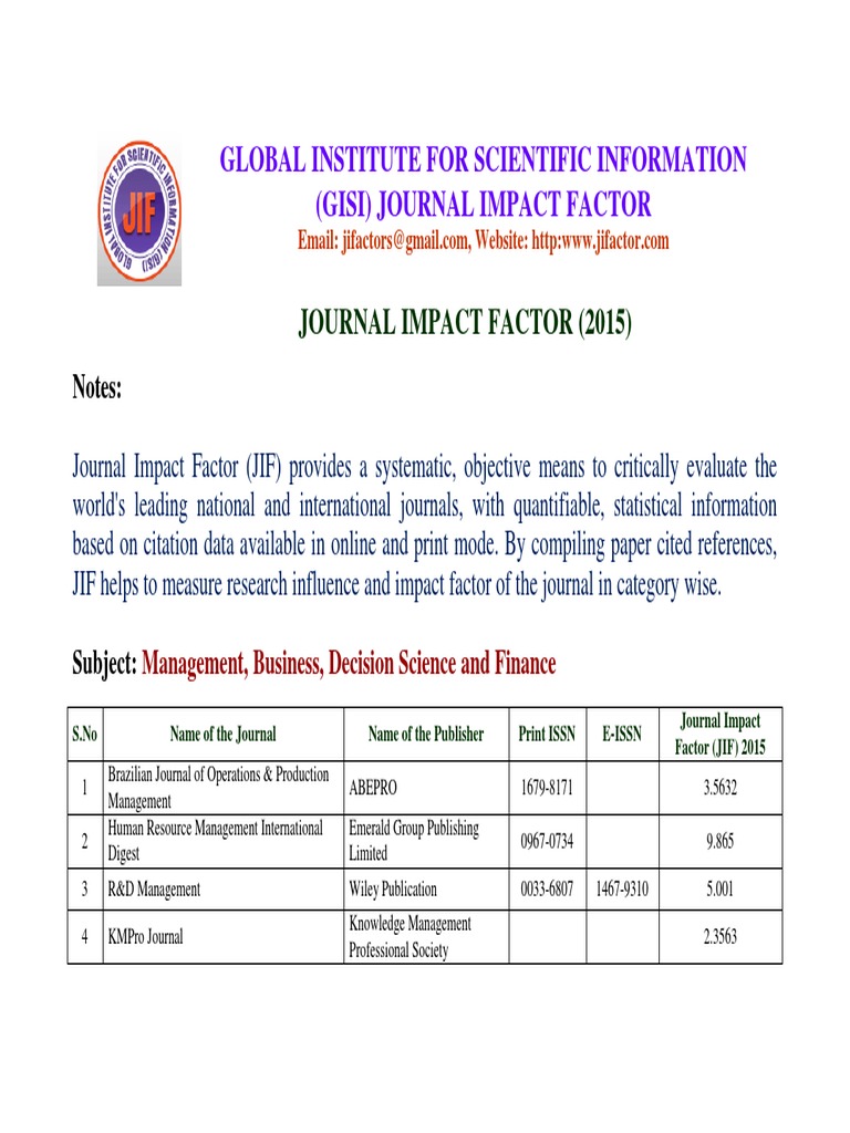 Journal Impact Factor 2015 PDF PDF Elsevier Engineering