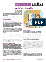 Diabetes Oral Health Risks