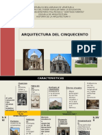Arquitectura Del Cinquecento - Historia II