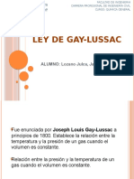 Ley de Gay-Lussac