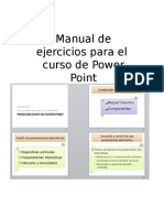 Manual de Ejercicios de Power Point