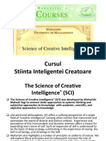 Stiinta Inteligentei Creatoare 