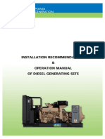 Installation & Operation Manual for Diesel Generators