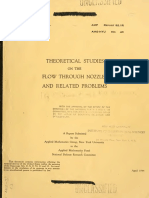 Friedrichs - Theoretical Studies On The Flow Through Nozzles and Related Problems