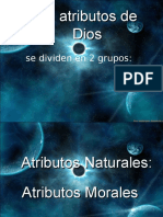 Los atributos de Dios: naturales y morales