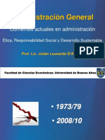 Corrientes Actuales en Administración y Etica Para Empresarios 2015