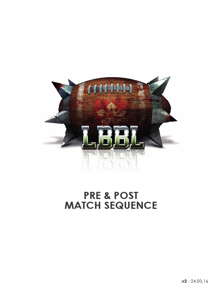 Pre Post Match Sequence V2 A5 | PDF | Sports & Recreation