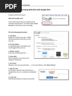 Download Google Sites Tutorial April2010 by Dr Bruce Spitzer SN30610811 doc pdf