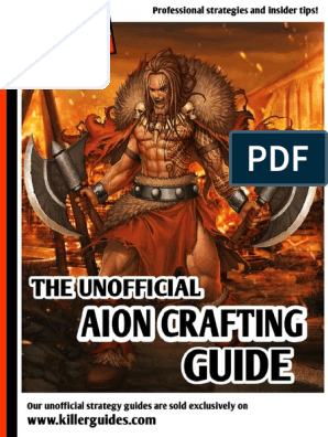 The Unofficial Aion Crafting Guide Titanium Copyright