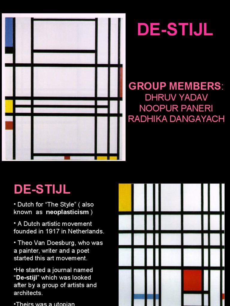 Destijl Architecture (2) Modernism Art Media