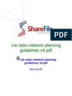 Lte Radio Network Planning Guidelines v4 PDF