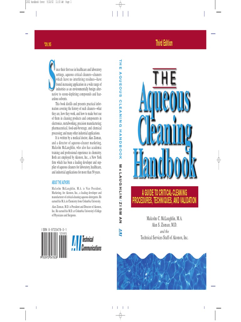 Cleaning Handbook 3rd Edition | PDF | Chlorofluorocarbon | Surfactant