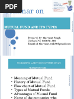 Download Mutual Fund and its typesppt by Gurmeet singh SN306124327 doc pdf