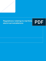 EXAMPLE 4.Regulations Relating to Maritime Electrical Installations
