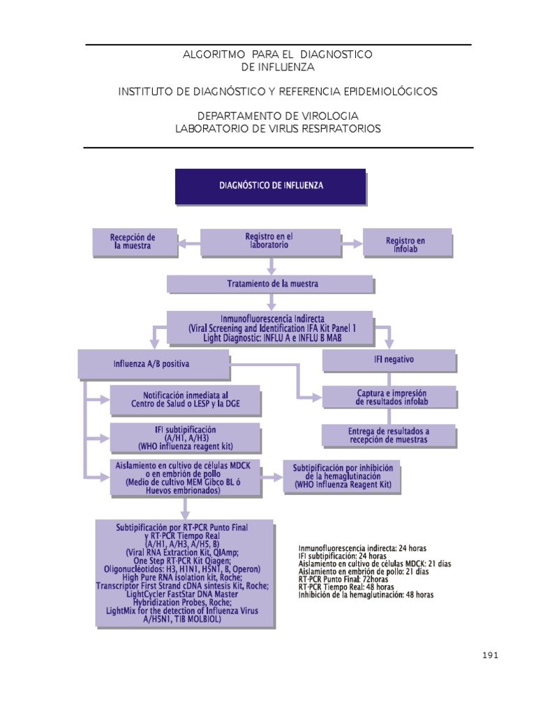 Algoritmo para Diagnóstico de Influenza | PDF | Virus | Influenza