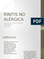 Rinitis No Alergica