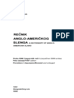 Borivoj Gerzić Rečnik Anglo-Američkog Slenga