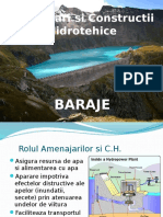 Amenajari Si Constructii Hidrotehice - Baraje