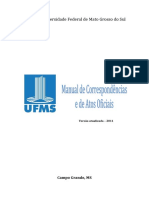 Manual de organizacao UFMS