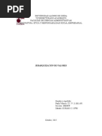 Categorización de Los Valores