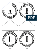 Aka Design Free Printable Banner Letters With Wreaths