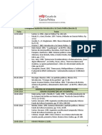 Cronograma Ayudantías Introducción a La Ciencia Política (S2)