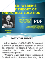 Alfred Weber's Least Cost Theory of Industrial Location
