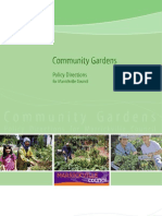 Community Gardens Policy Directions For Marrickville Council