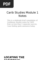 Download Caribbean Studies Module 1 notes  by Nadege Victorin SN306160858 doc pdf