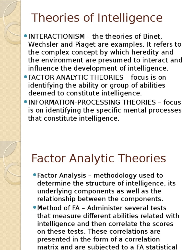 THEORIES OF INTELLIGENCE IN PSYCHOLOGY PDF SLIDESHARE visual data 3