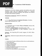Foundations of Solid Mechanics
