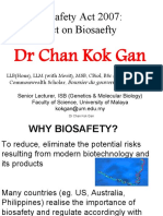 Plenary 6 - Biosafety Act 2007 Act On Biosafety