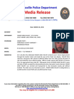 Retail Theft & Warrant Press Release Roger Gene Hulsey