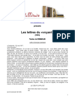 Rimbaud Lettres Du Voyant