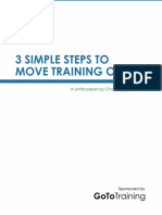 3 Simple Steps To Move Training Online