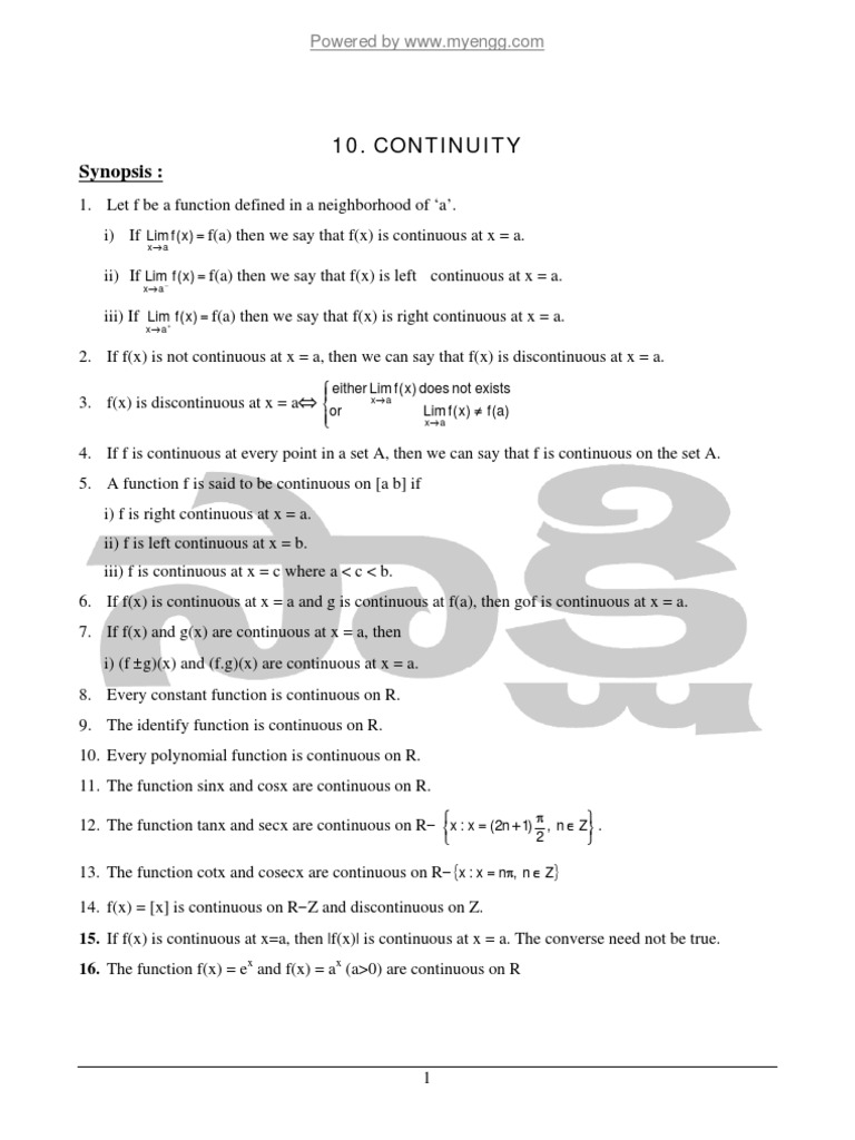 Understanding Function Continuity | PDF