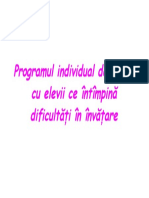 Programul Individual de Lucru