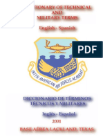 Air Force - Diccionario De Terminos Tecnicos Y Militares Ingles Espa±ol