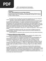 Antecedentes Da Doutrina Espírita (SEF)