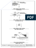 Drawing 27 00 00-04, Telecommunications Typical Underground Building Entrances & Conduit Profiles