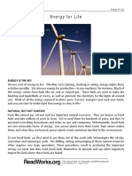 Alternative Energy Article