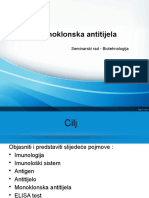 Seminarski Rad - Biotehnoligija (Monoklonska Antitijela)