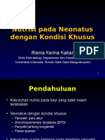 Nutrisi Neonatus Kondisi Khusus - NEW