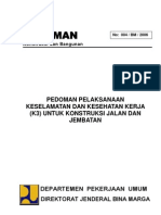 2.pelaksanaan Keselamatan Dan Kesehatan Kerja (K3) Untuk Konstruksi Jalan Jembatan